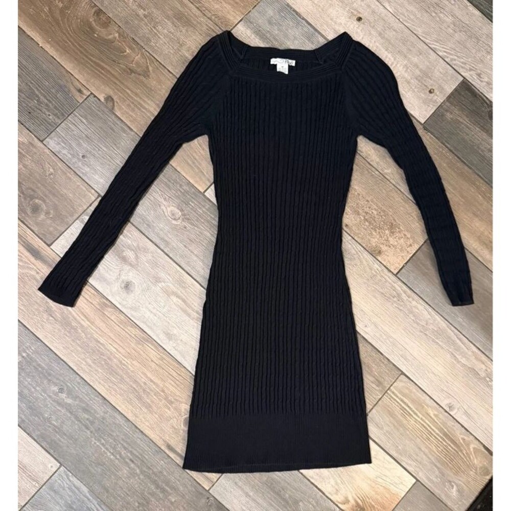 Y2K RXB Black Sweater Dress Size M